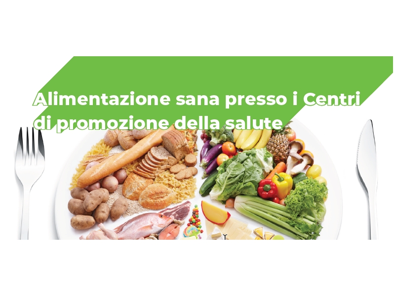 Letak Zdrava prehrana v italijanščini
